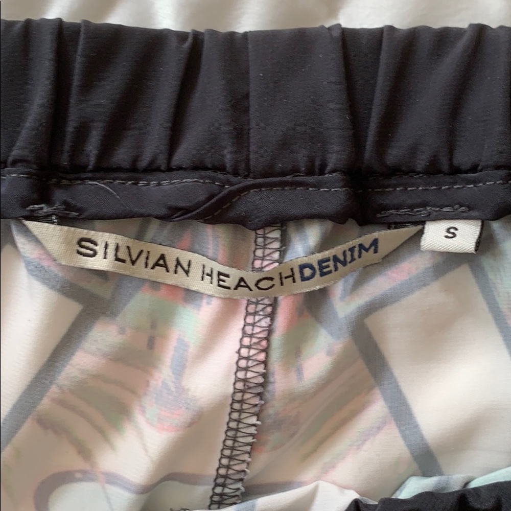 (2/$20) Silvian Heach Denim Printed Joggers - Picture 2 of 5